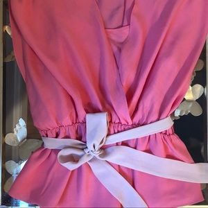 Anthropologie Peplum Blouse with Bow